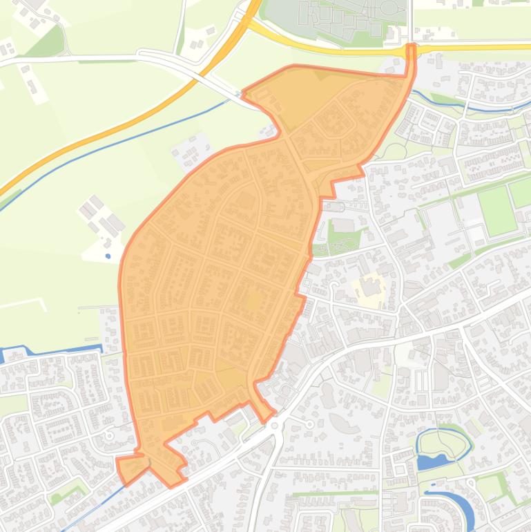 Kaart van de buurt De Wheem.