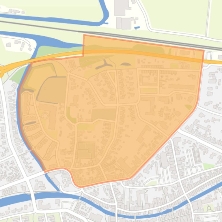 Kaart van de buurt De Wierde.