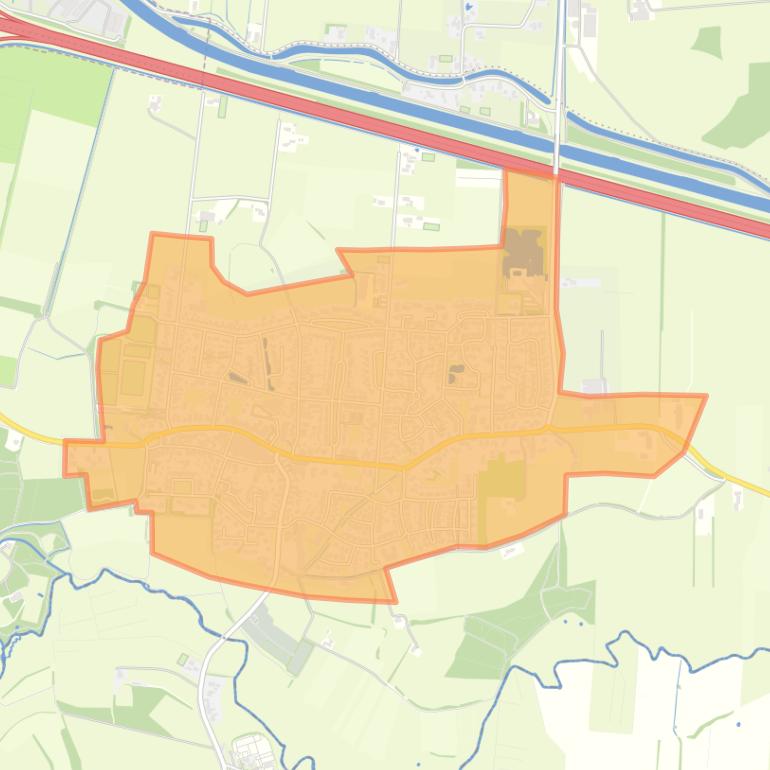 Kaart van de buurt De Wijk.