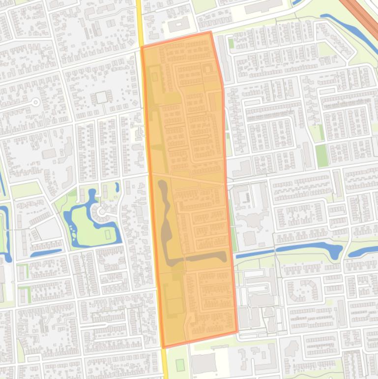 Kaart van de buurt De Wiken west.