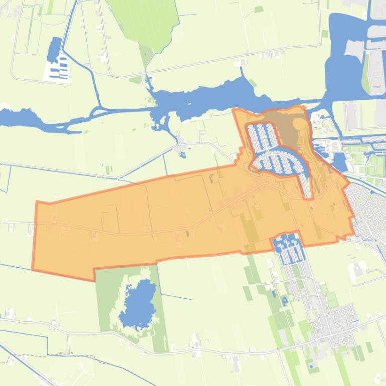 Kaart van de buurt De Wilgen.