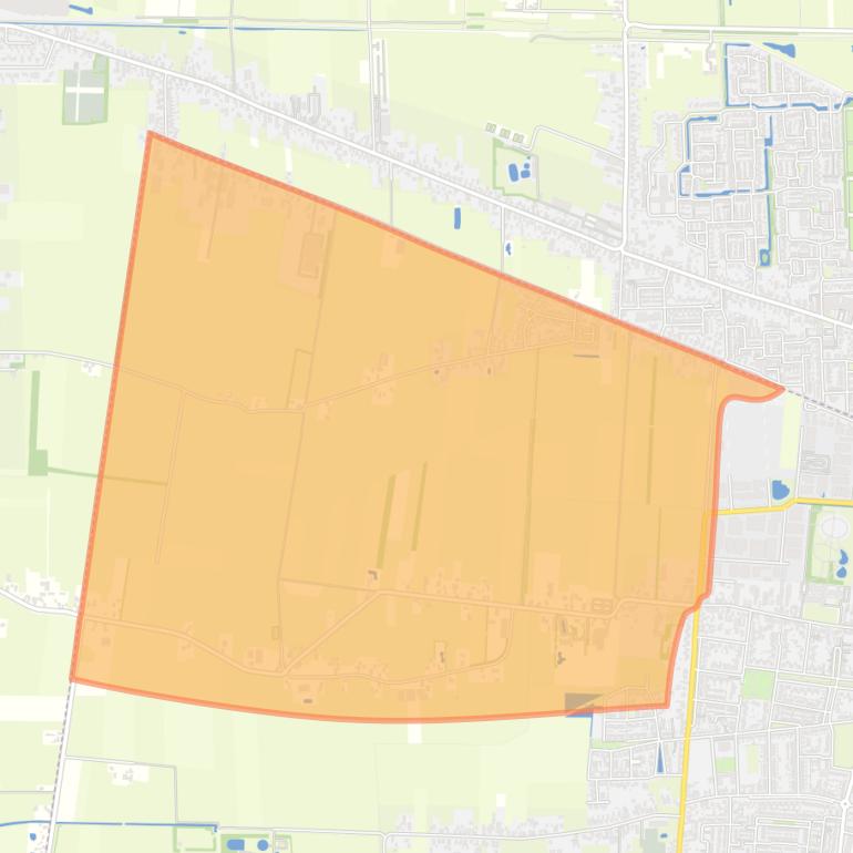 Kaart van de buurt De Zandschel.