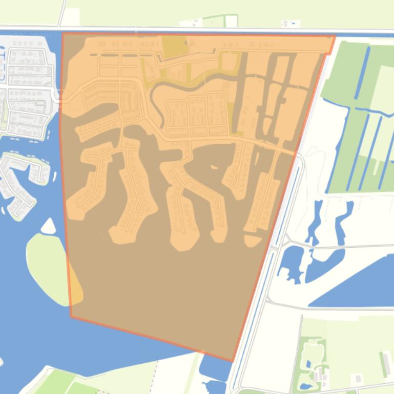 Kaart van de buurt De Zeilen.