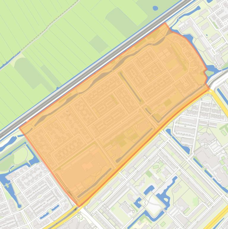 Kaart van de buurt De Zijde.