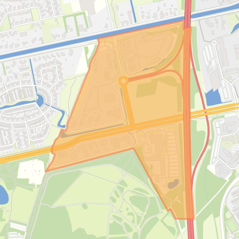 Kaart van de buurt De Zoom.