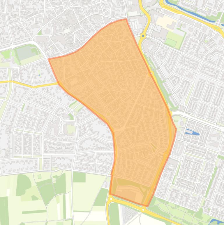 Kaart van de buurt De Zuid.