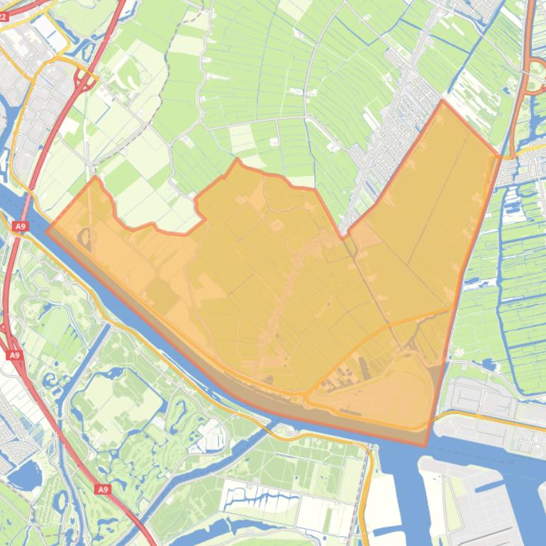 Kaart van de buurt De Zuid.