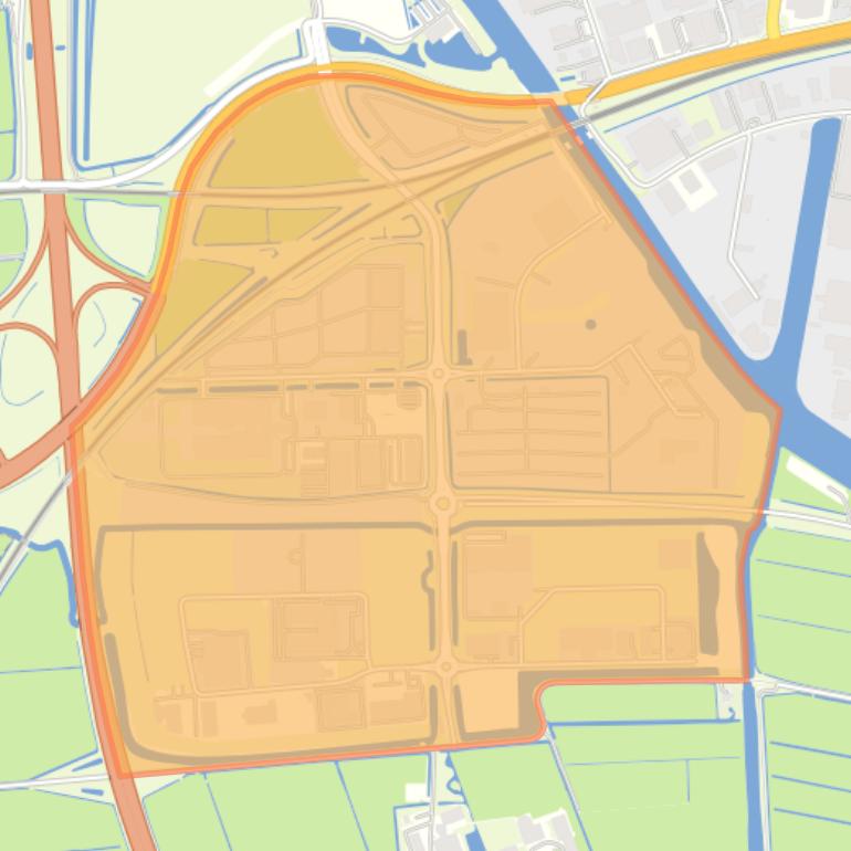 Kaart van de buurt De Zwette V Newton.