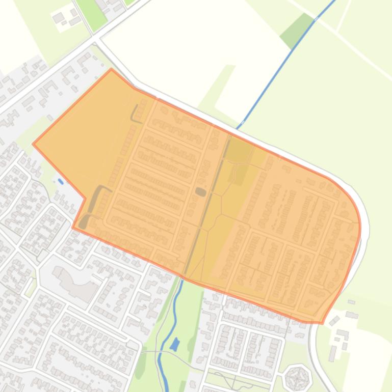 Kaart van de buurt Den Bogerd.