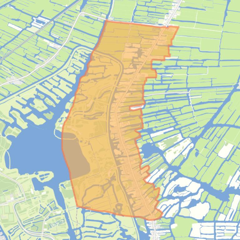 Kaart van de buurt Den Ilp.