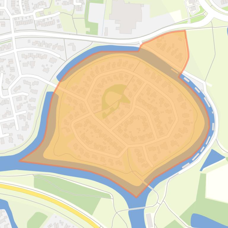 Kaart van de buurt Dethmerseiland.