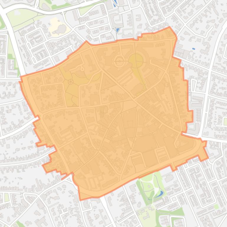 Kaart van de buurt Deurne Centrum.