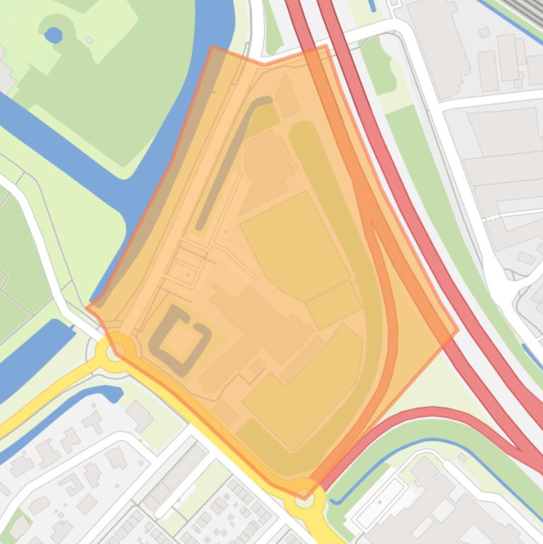 Kaart van de buurt Develsteincollege.