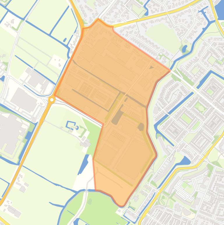 Kaart van de buurt Dever.