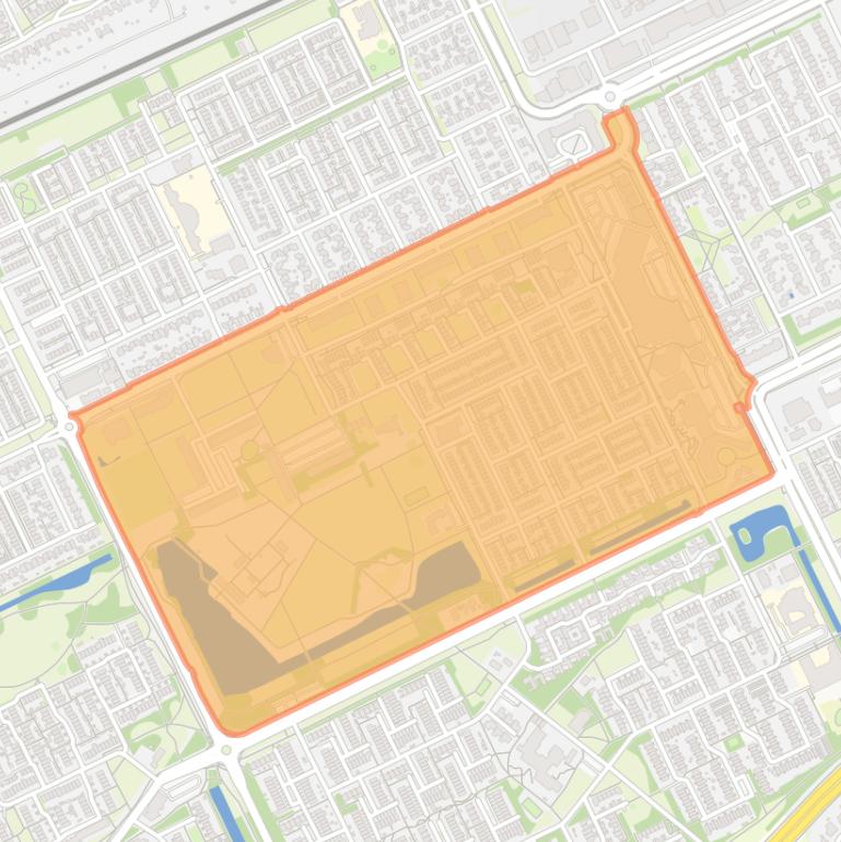 Kaart van de Dichtersbuurt.