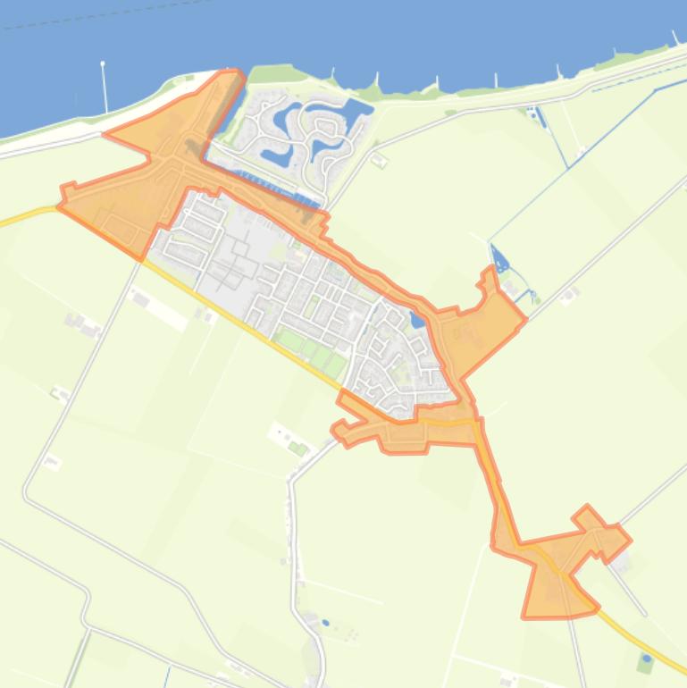 Kaart van de buurt Die Swaluw.