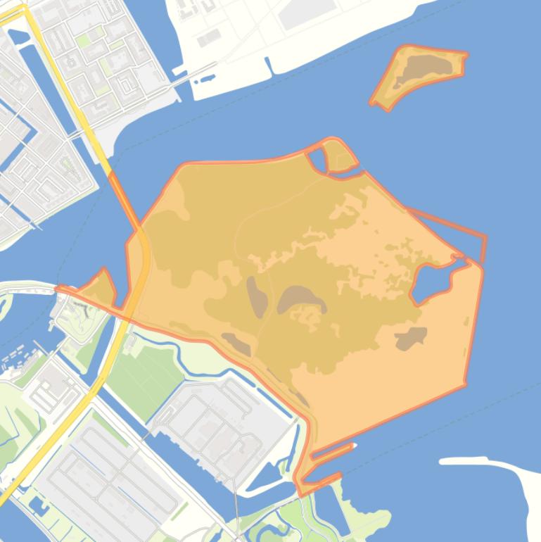 Kaart van de buurt Diemer Vijfhoek.