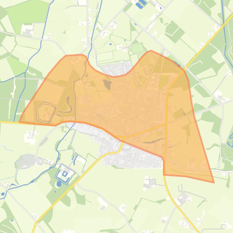 Kaart van de buurt Diepenheim-Noord.