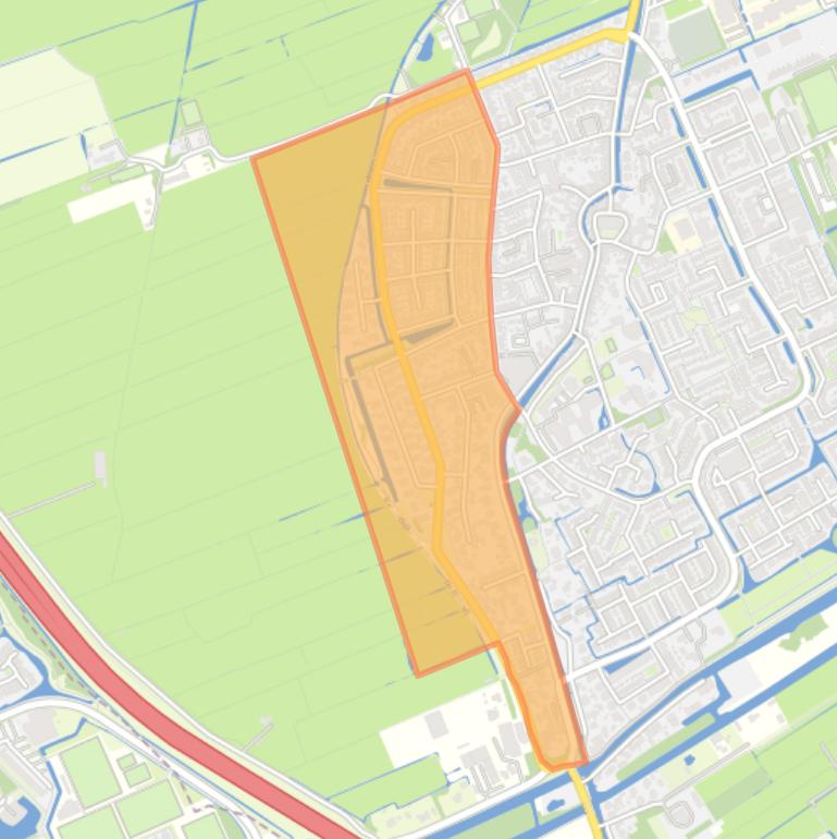 Kaart van de buurt Dijkpolder.