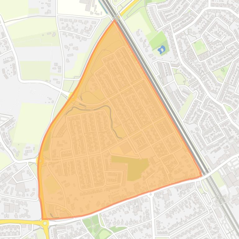 Kaart van de buurt Dijkstraten.