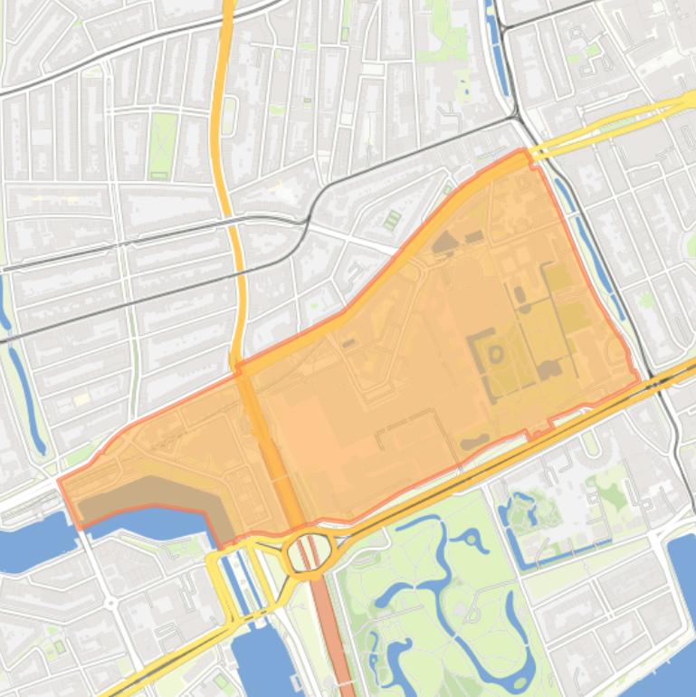 Kaart van de buurt Dijkzigt.