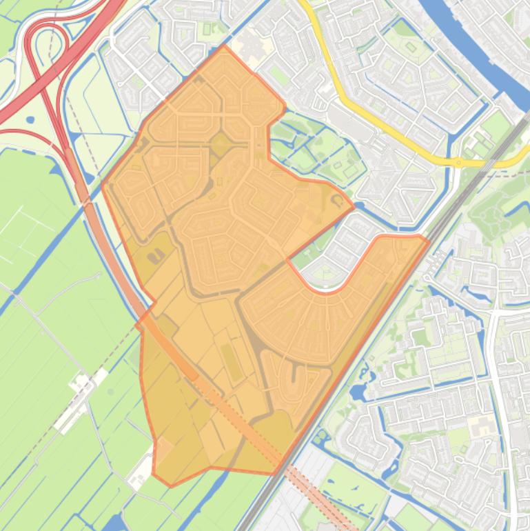 Kaart van de buurt Dobbewijk-Zuid.