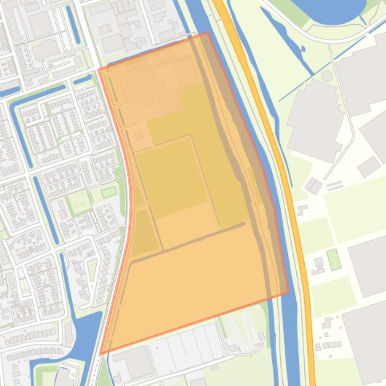 Kaart van de buurt Doesenburg Noord.