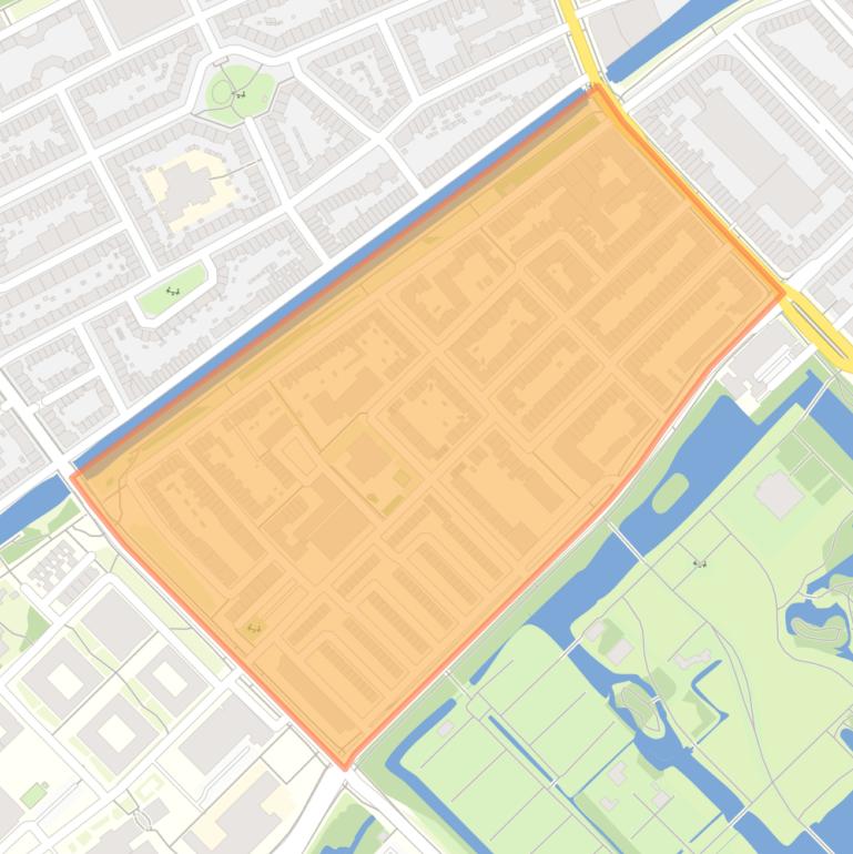 Kaart van de buurt Don Bosco.