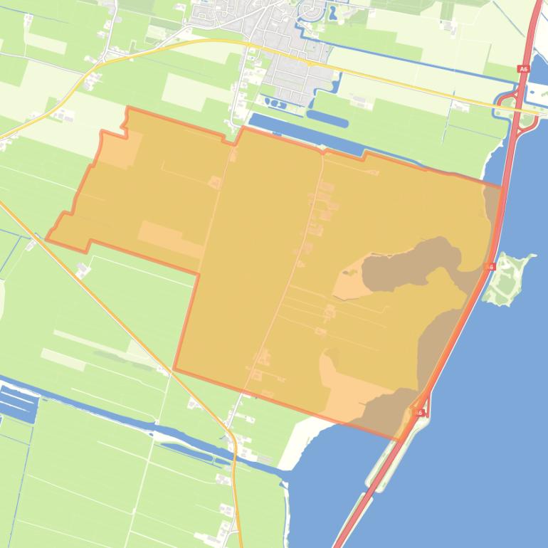 Kaart van de buurt Doniaga.