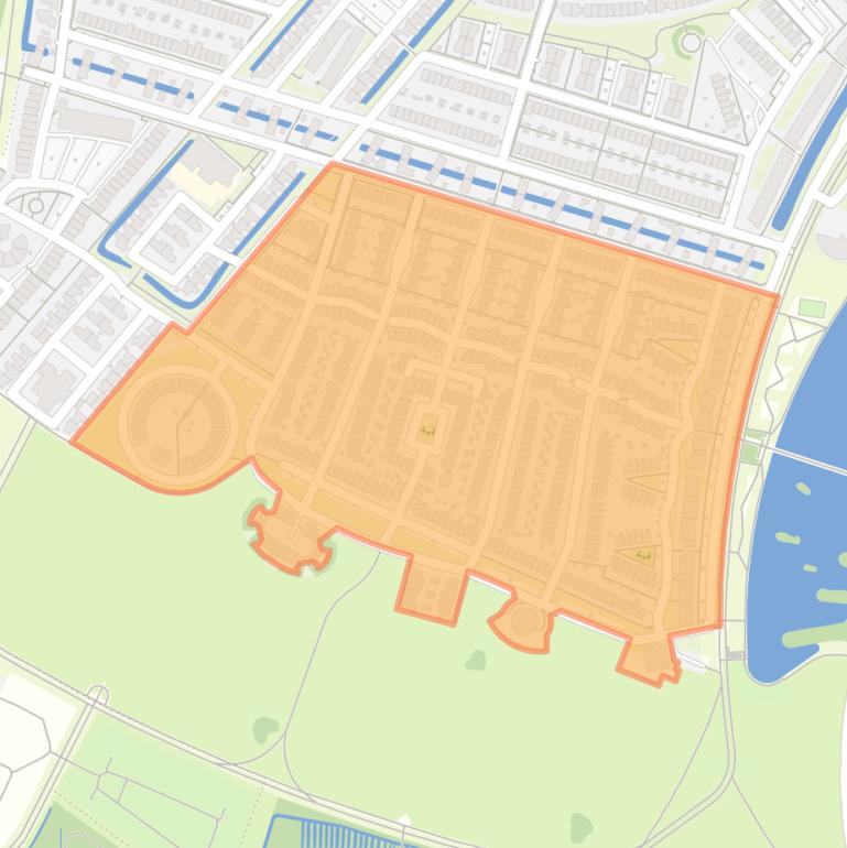 Kaart van de buurt Donken en zanden.