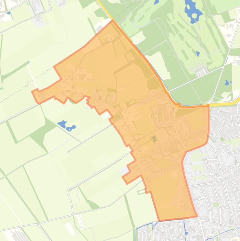 Kaart van de buurt Donzel.