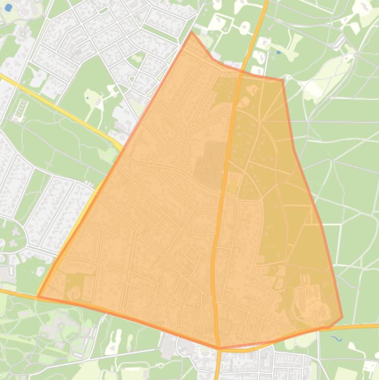 Kaart van de buurt Doorn-Centrum.