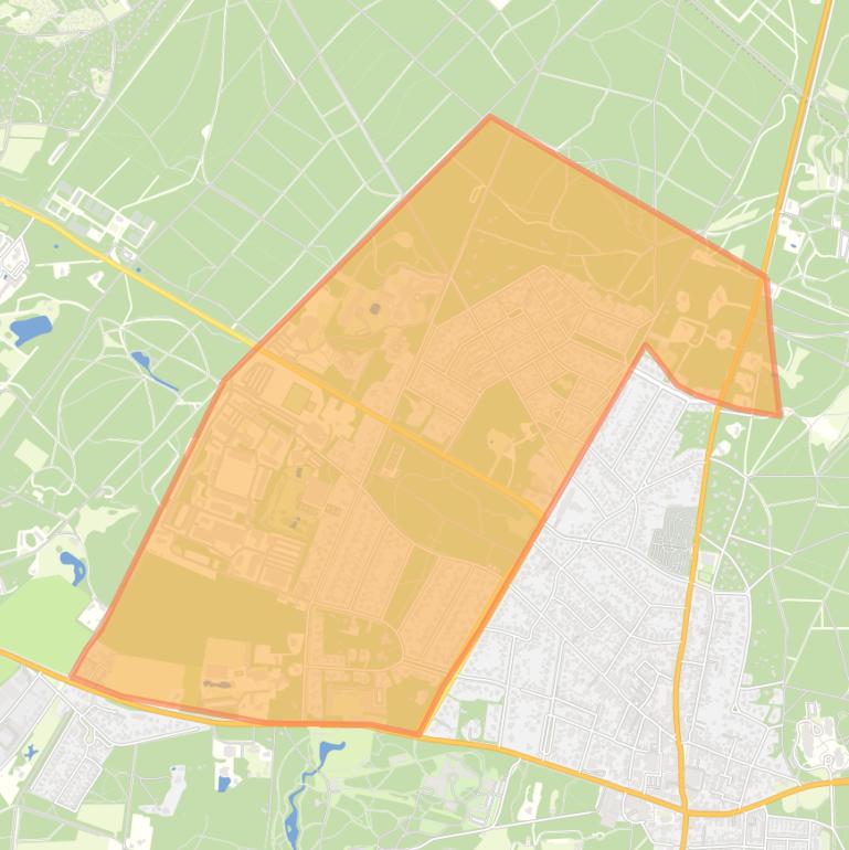 Kaart van de buurt Doorn-Noordwest.