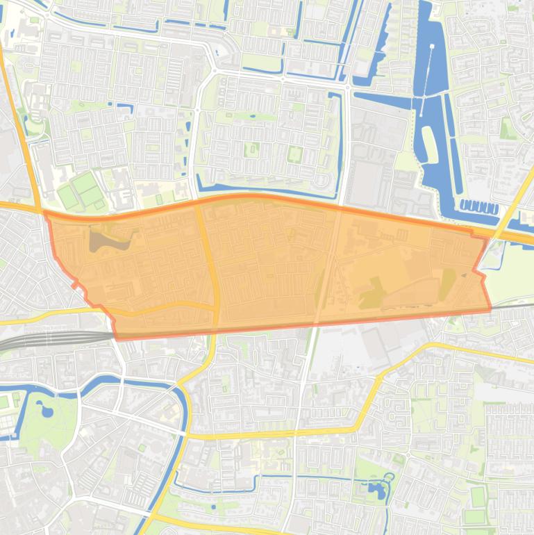 Kaart van de buurt Doornbos-Linie.