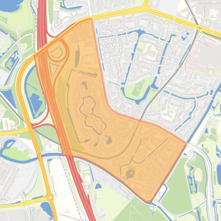 Kaart van de buurt Doorslag-Zuidwest.