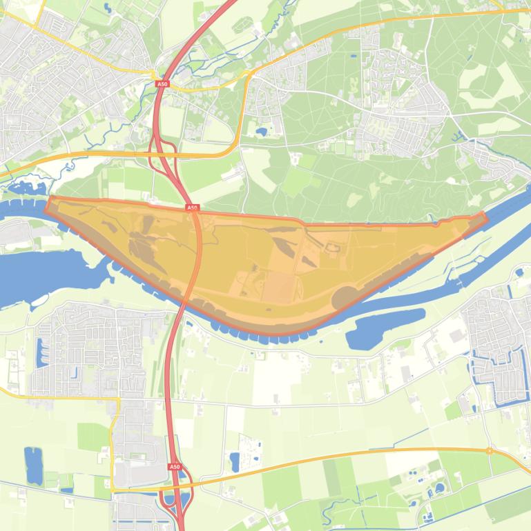 Kaart van de buurt Doorwerthse Waarden.