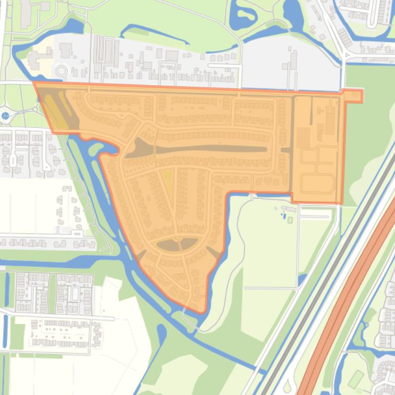 Kaart van de buurt Dordtse Hout.
