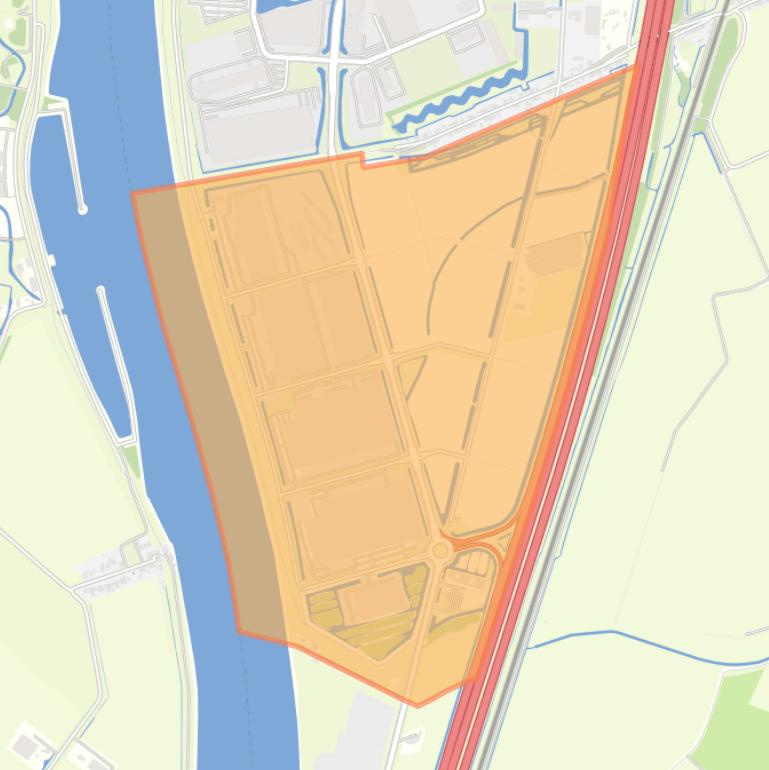 Kaart van de buurt Dordtse Kil IV.