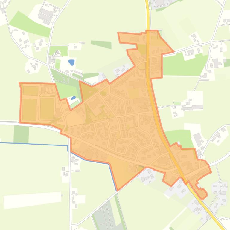 Kaart van de buurt Dorp Daarle.