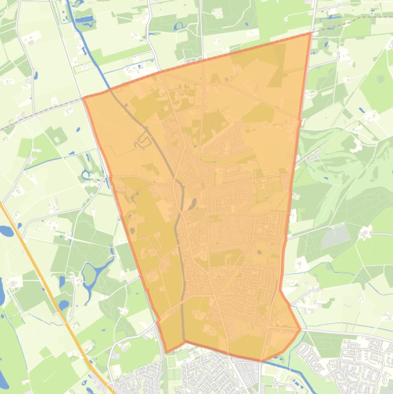 Kaart van de buurt Dorp Diepenveen.