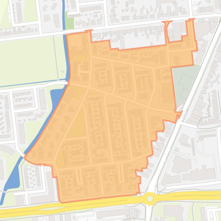 Kaart van de buurt Dorp en Hoonaart.