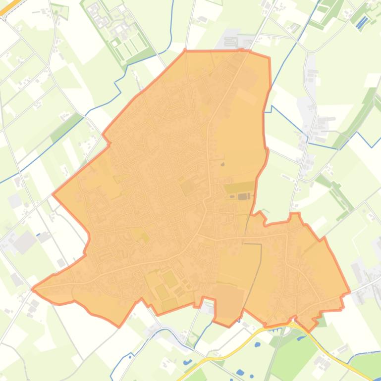 Kaart van de buurt Dorp Haaren.