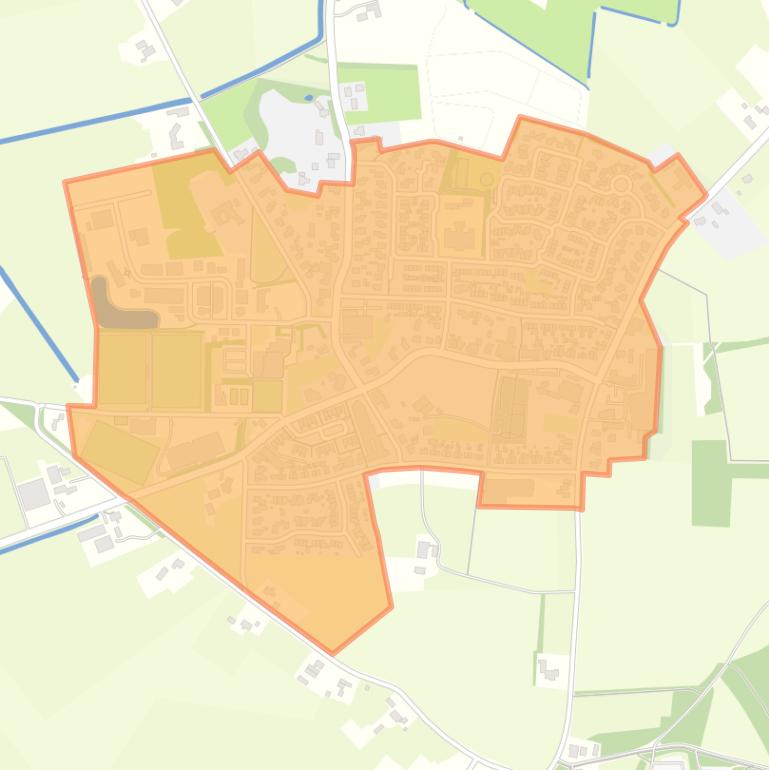 Kaart van de buurt Dorp Haarle.