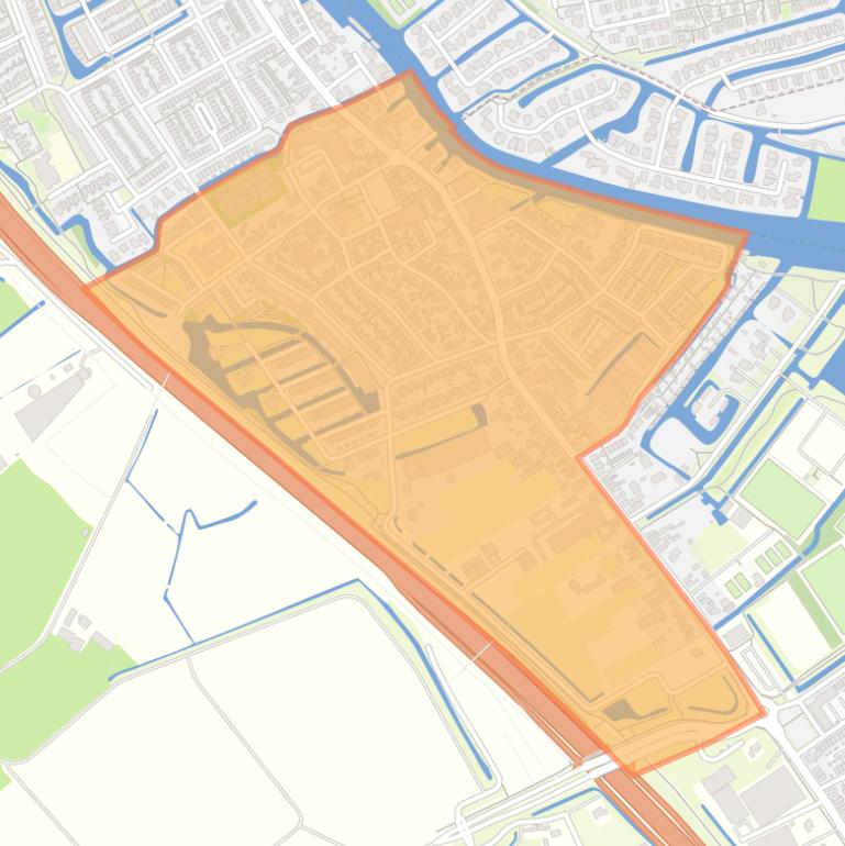 Kaart van de buurt Dorp.