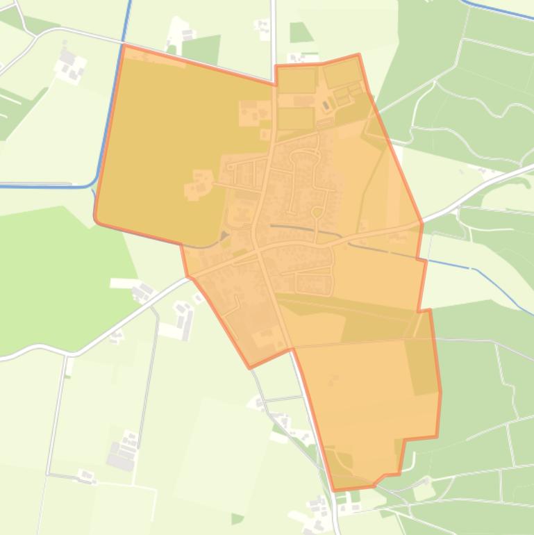 Kaart van de buurt Dorp Lettele.