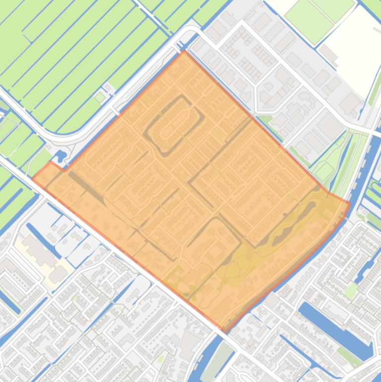 Kaart van de buurt Dorp Noord.