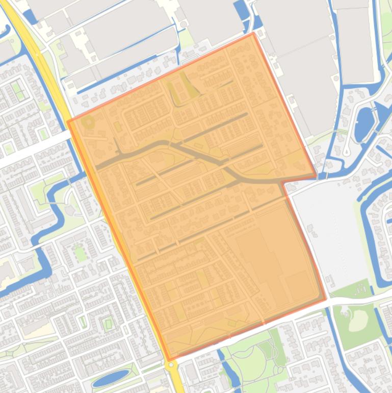 Kaart van de buurt Dorp oost.