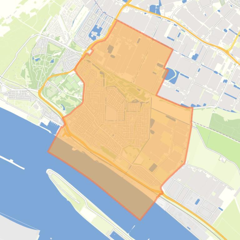 Kaart van de buurt Dorp.