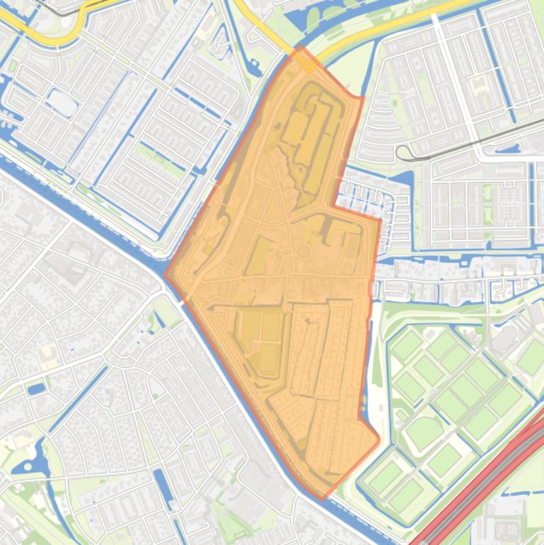 Kaart van de buurt Dorp Sloten.