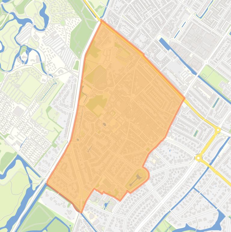 Kaart van de buurt Dorp Wassenaar.
